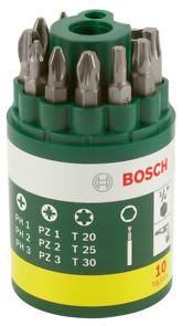 BOSCH 10-delige schroevendraaierbitset 2607019452