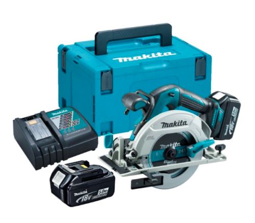 Makita Aku accu-cirkelzaag Li-ion LXT 18V/5,0Ah, Makpac DHS680RTJ