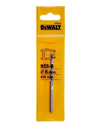 DeWALT Metaalboor HSS-G 6 mm DT5216