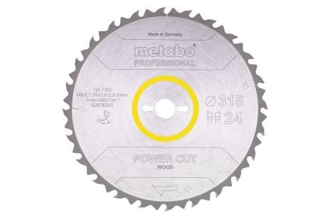 METABO Zaagblad "power cut wood - professional", 235 x 30 mm, 24 tanden, WZ 20° 628493000