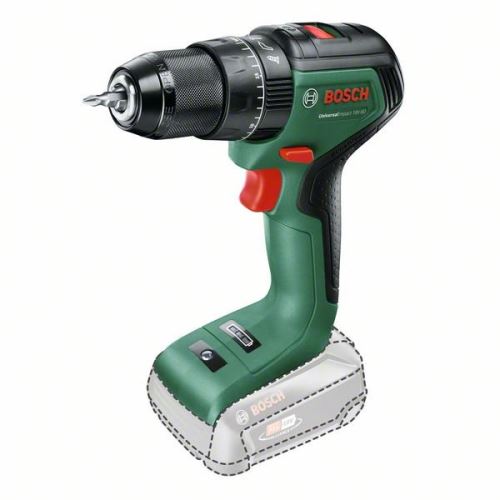 BOSCH Accu-combinatieschroevendraaier met twee snelheden UniversalImpact 18V-60 06039D7100