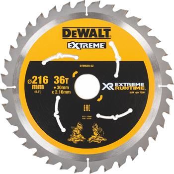 DeWALT Zaagblad (ideaal voor FLEXVOLT zagen) 216 x 30 mm, 36 tanden DT99569