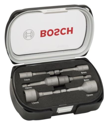 BOSCH 6-delige dopsleutelset (50 x 6,7,8,10,12,13mm) - DIY 2607017569