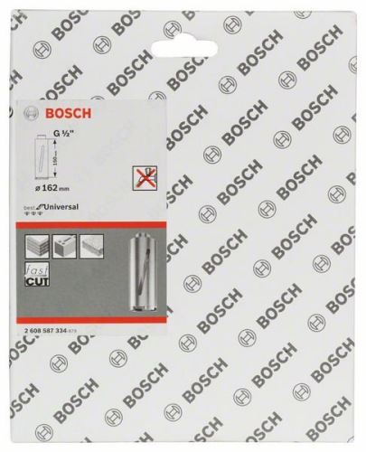 BOSCH Diamantboor voor droogboren G 1/2" 65 mm, 150 mm, 4 segmenten, 7 mm 2608587321