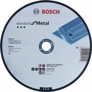 BOSCH Doorslijpschijf Standaard voor Metaal 230 x 1,9 x 22,23 mm, recht 2608619770