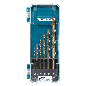 MAKITA metaalborenset HSS-Co 2,3,4,5,6,8 mm D-75758