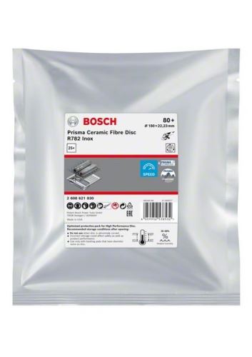 BOSCH EXPERT PRISMA fiberschijf R782,180,P80,25st 2608621830