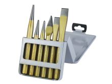 EXTOL PREMIUM Beitels, ponsen en perforator, set van 6 stuks