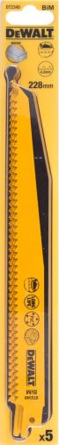 DeWALT Zaagblad voor hout met spijkers 228 mm, snelle sneden (5 stuks) DT2349