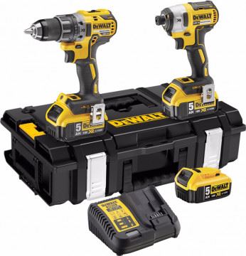 DeWALT Combo accu gereedschapset 18V 3x5,0 Ah DCK266P3