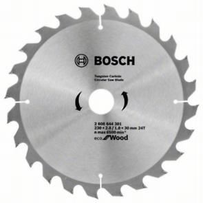 BOSCH Zaagblad Eco voor Hout 230x2,8/1,8x30 24T 2608644381