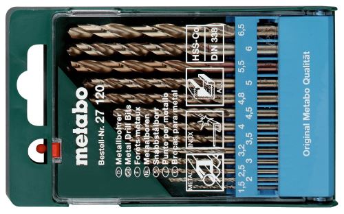 METABO Borenset - metaal - HSS Co (13-delig) 627120000