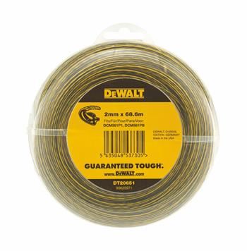 DeWALT String voor grasmaaiers, 68,6 mx 2 mm DT20651