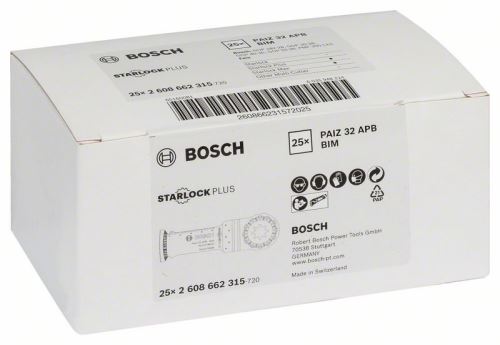 BOSCH BIM invalzaagblad PAIZ 32 APB Hout en Metaal 60 x 32 mm 2608662315