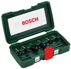 BOSCH 6-delige set hardmetalen frezen (Ø schacht 8 mm) 2607019463