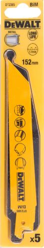 DeWALT Zaagblad voor metaal en plaatwerk, 152 mm (5 stuks) DT2385