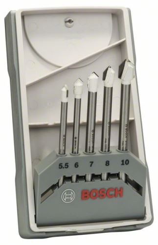 BOSCH 5-delige tegelborenset CYL-9 Keramiek 5,5; 6,0; 7,0; 8,0; 10,0 mm 2608587170