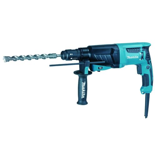 Makita Combihamer met vervangbare boorkop 2.4J,800W HR2630T