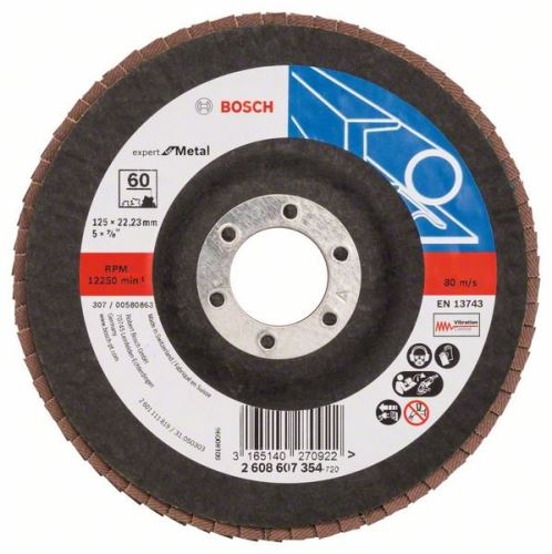 BOSCH Lamellenslijpschijf X551, Expert for Metal D = 115 mm; G=40, kapot 2608606752