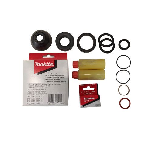 MAKITA servicekit (afdichting+rond+smeermiddel+koolstof) voor HM1203/HM1213/HM1214C 195114-9