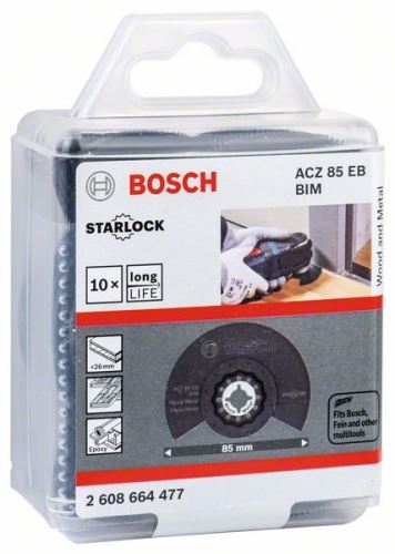 BOSCH RB Segmentzaagblad - 10 stuks ACZ 85 EB 85 mm 2608664477