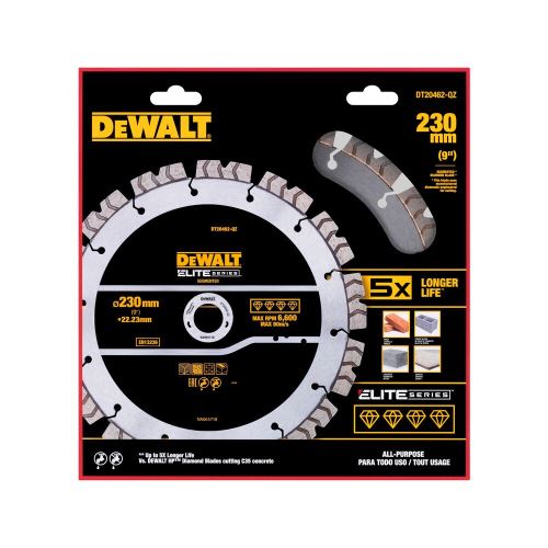 DeWALT gesegmenteerd diamantzaagblad, 230 mm DT20462