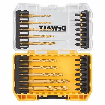 DeWALT FLEXTORQ schroevendraaierbit en metaalborenset (24-delig) DT70748T