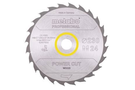 METABO Zaagblad HW/CT 230 x 30 mm, 24 tanden 628011000