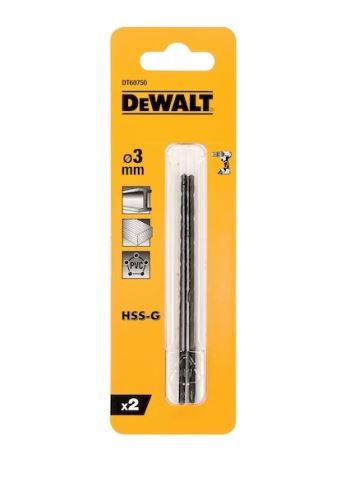 DeWALT Metaalboor HSS-G 3 x 66 mm DT60750