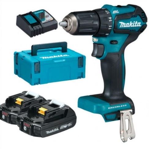 MAKITA Accu-accuschroevendraaier Li-ion LXT 18V/2,0 Ah, Makpac DDF485RAJ