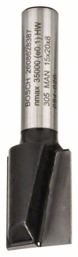 BOSCH Groeffrees 8 mm, D1 15 mm, L 20 mm, G 51 mm 2608628387