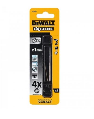 DeWALT Metaalboor HSS-E COBALT 1,0 x 34 mm (2 stuks) DT4958