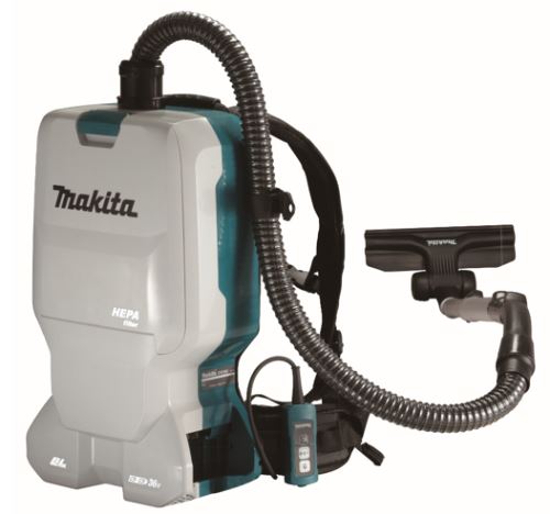 MAKITA Accu-rugzakstofzuiger Li-ion LXT 2x18V, zonder batterij DVC660Z