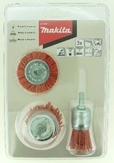 MAKITA set nylonborstels voor grof schuren 3 stuks D-70742