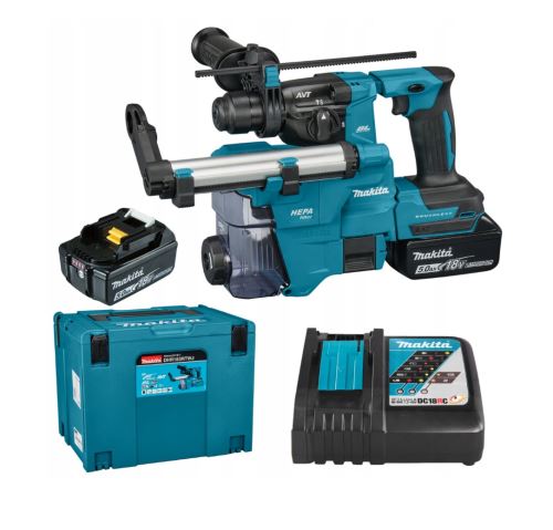 Makita Accu-klopboormachine Li-ion LXT 18V/5,0Ah DHR183RTWJ