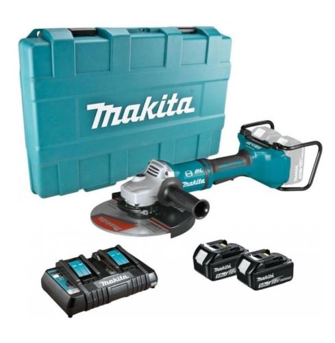 Makita Haakse slijper op accu 230 mm Li-ion LXT 2x18V/5,0Ah DGA900PT2