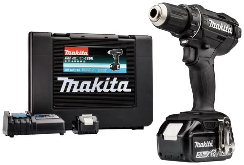 Makita Aku boorschroevendraaier zwart Li-ion 18V/3,0 Ah DDF482RFEB