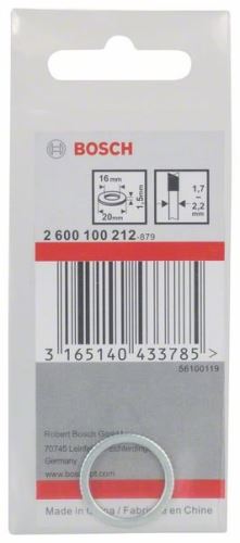 BOSCH Reductiering voor zaagbladen 20 x 16 x 1,5 mm 2600100212