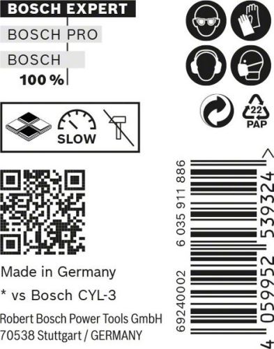 BOSCH EXPERT CYL-9 MultiConstruction 5,5x50,10 stuks 2608900639