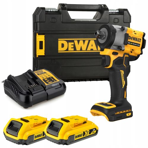 DEWALT Accu-slagschroevendraaier (2x2Ah) 18V (1/2"), 2x accu DCF922D2T