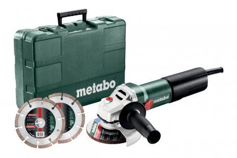 Metabo WQ 1100-125 Set (610035510) Haakse slijper