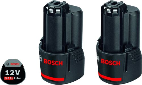 Bosch Accu 2x GBA 12V 3,0Ah 1600A00X7D