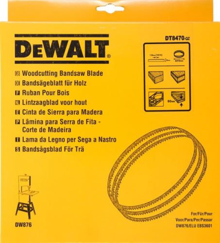 DeWALT Zaagband voor hout en kunststoffen, snijwerk, breedte 4 mm DT8470