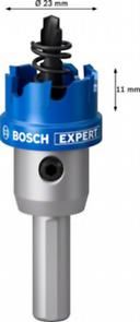 BOSCH EXPERT hardmetalen gatenpons Plaatwerk 23 mm 2608901406