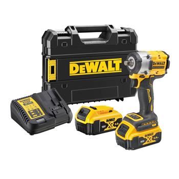 DEWALT Aku Slagschroevendraaier 1/2'', 2x 5Ah accu met riem DCF921P2LRT