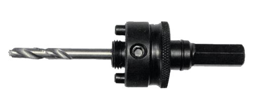 MAKITA adapter HEX schacht 11 mm voor gaten vanaf 32 mm (met 5/8" 18UNF draad en pinnen, met snelsluiting) P-35190