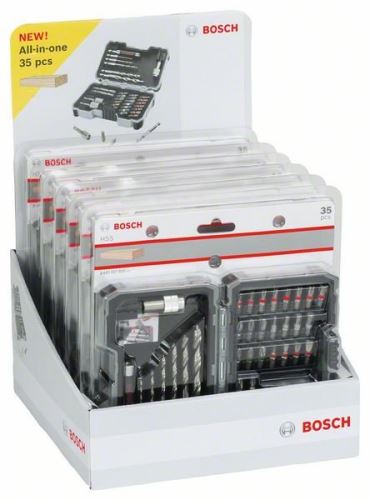 BOSCH Set schroevendraaierbits en boren PRO-Mix set hout - 35-dlg 2607017327