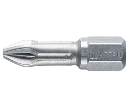 MAKITA bit HEX 1/4" PZ1, 25 mm, 10 stuks P-06096