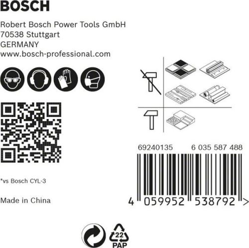 BOSCH EXPERT HEX-9 MultiConstruction 5/5/6/7/8mm (5 stuks) 2608900586