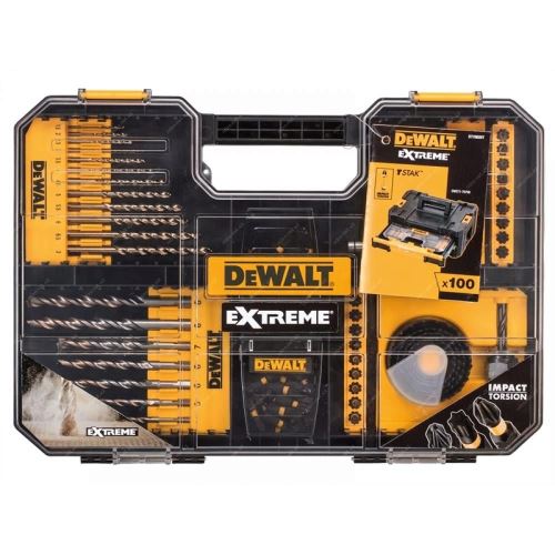 DeWALT accessoire-/bitset; boren; kronen / (100 stuks) DT70620T